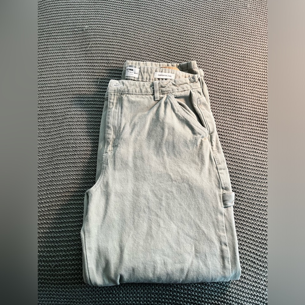 Green carpenter jeans
